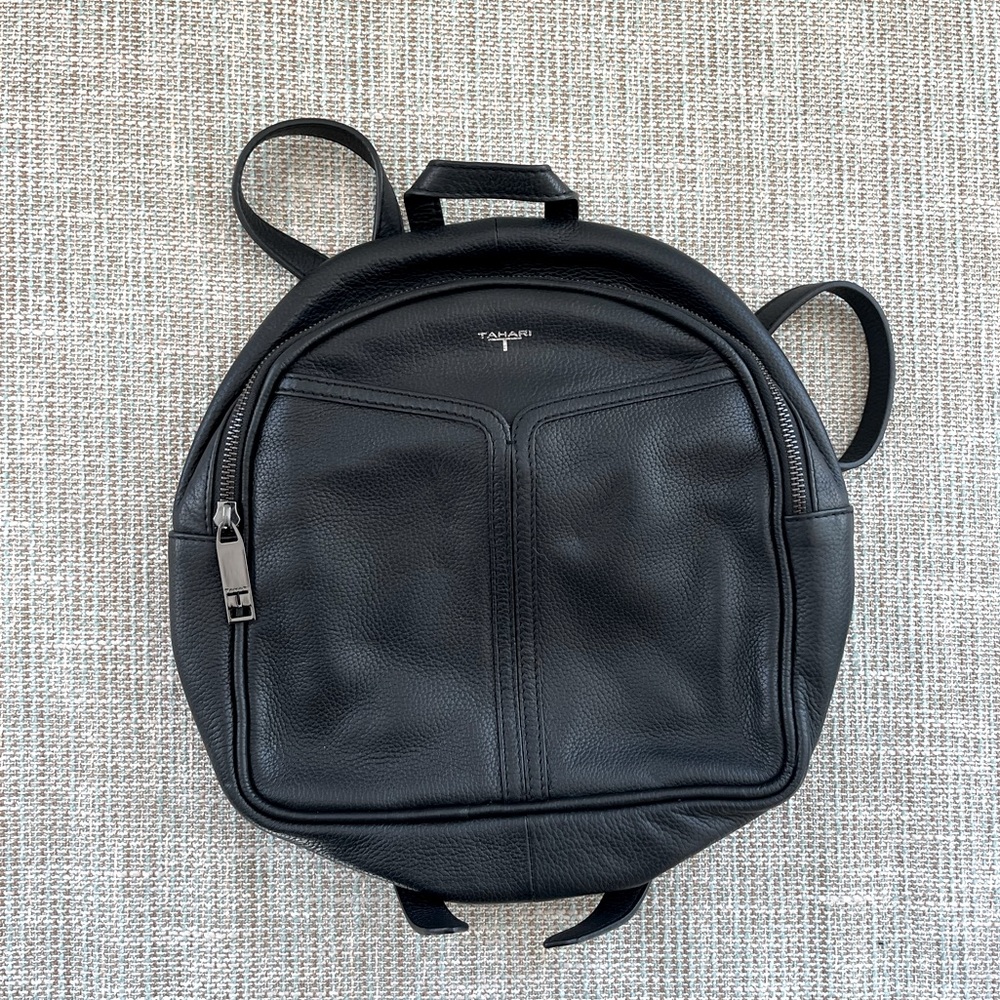 Tahari Black Backpack